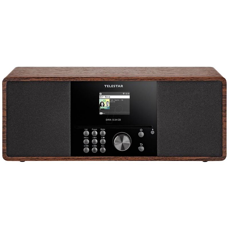 Foto van Telestar dira s 24 cd radio/cd-speler dab+, vhf (fm) dab+, fm, cd, usb hout