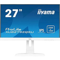 Foto van Iiyama xub2792qsu-w1 led-monitor 68.6 cm (27 inch) energielabel g (a - g) 2560 x 1440 pixel wqhd 5 ms displayport, hdmi, usb, hoofdtelefoonaansluiting ips led