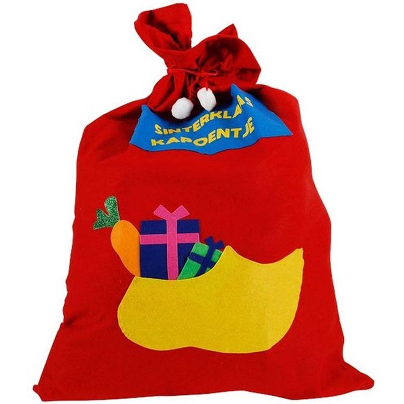 Foto van Zak van sinterklaas - geschenkzak - design 1 - 90 x 60 cm