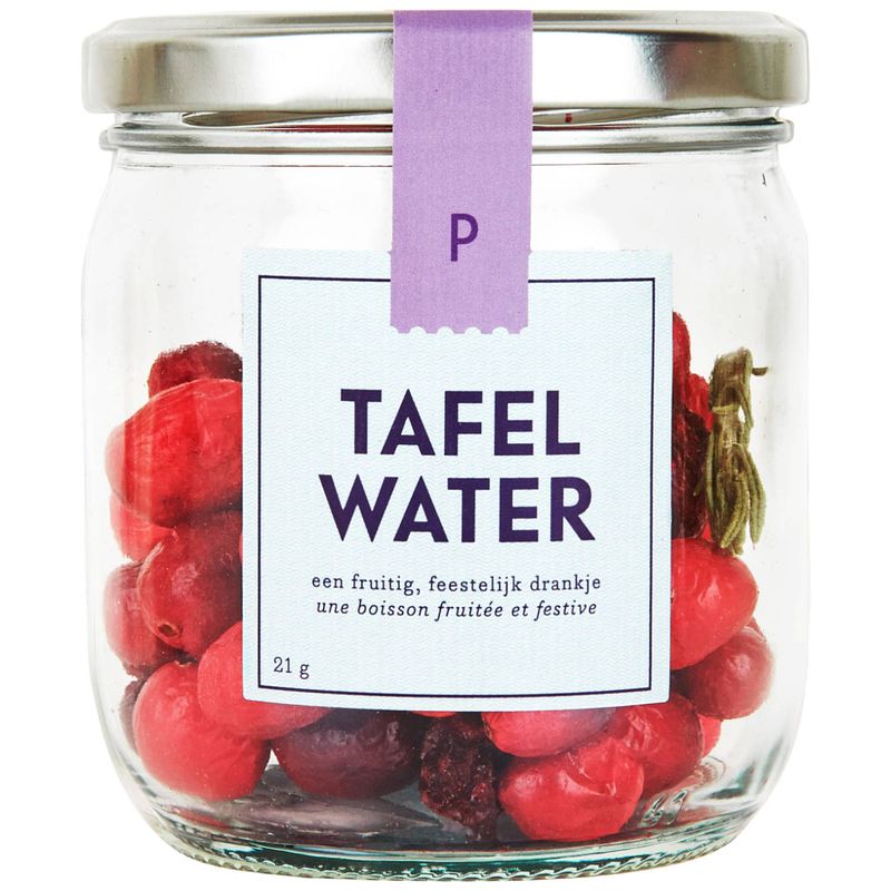 Foto van Pineut tafelwater refill cranberry kers rozemarijn