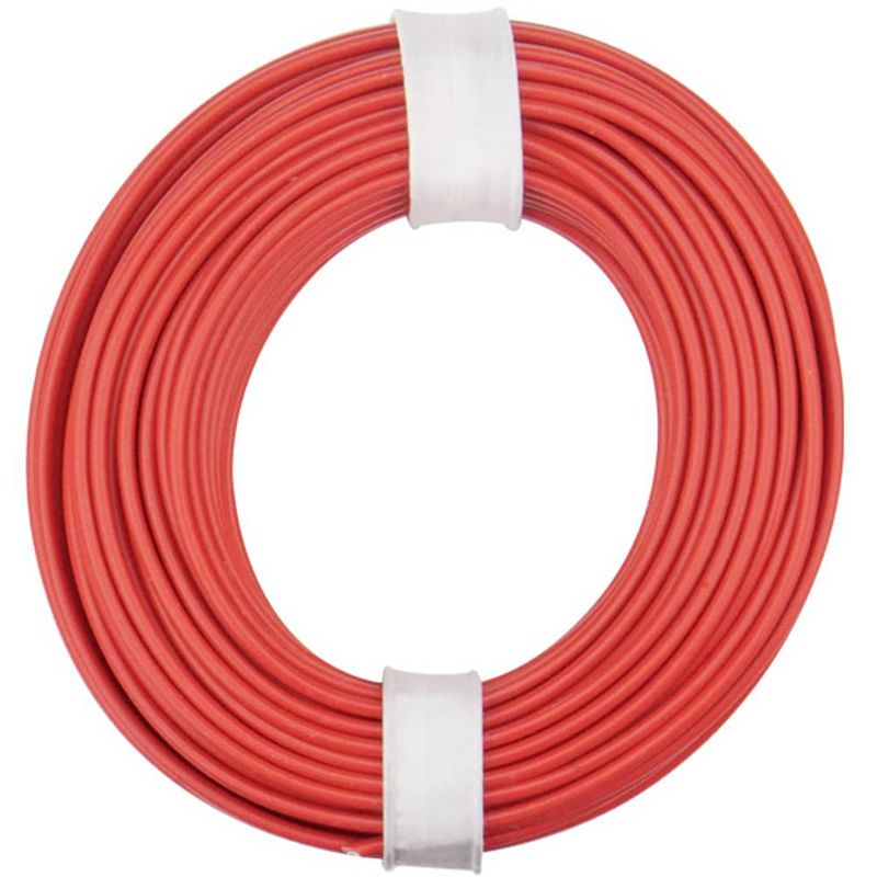 Foto van Donau elektronik 125-010 draad 1 x 0.25 mm² rood 10 m