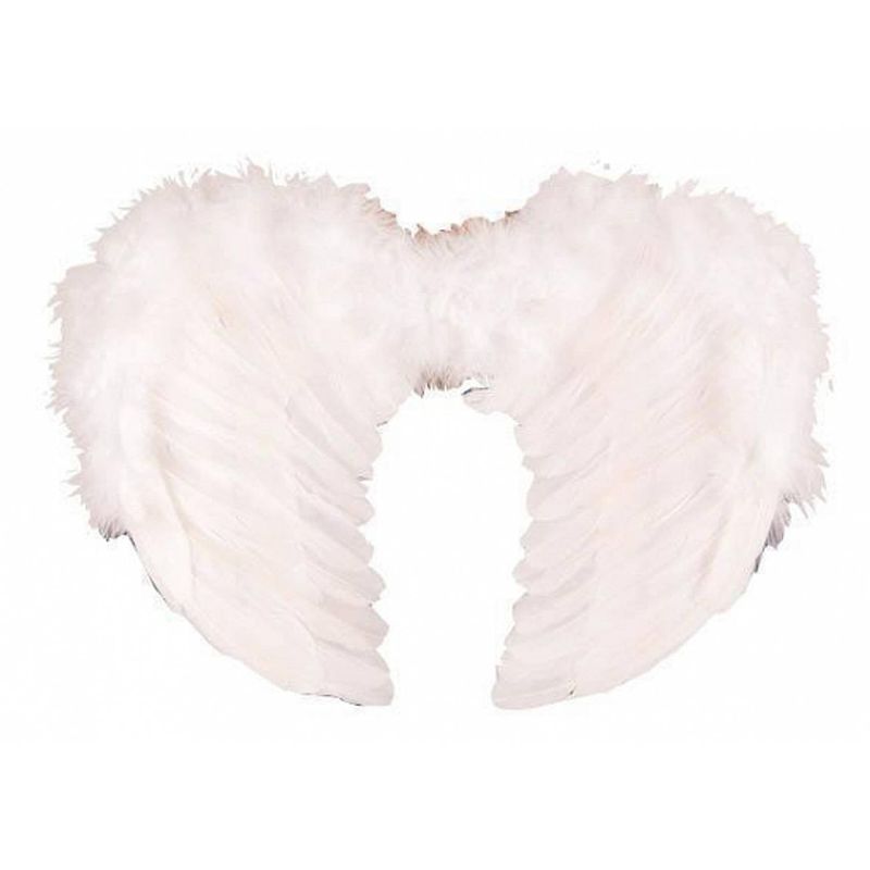 Foto van Witte engelen vleugels voor kinderen - verkleedattributen