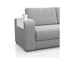 Foto van Dienblad sofa - 45x24 cm - wit
