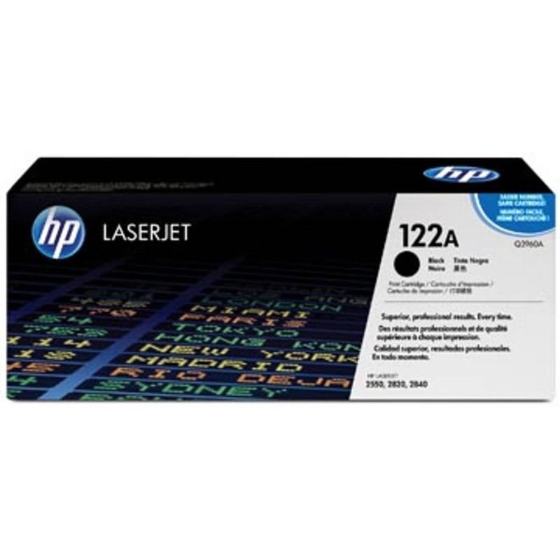 Foto van Hp toner zwart 122a - 5000 pagina's - q3960a