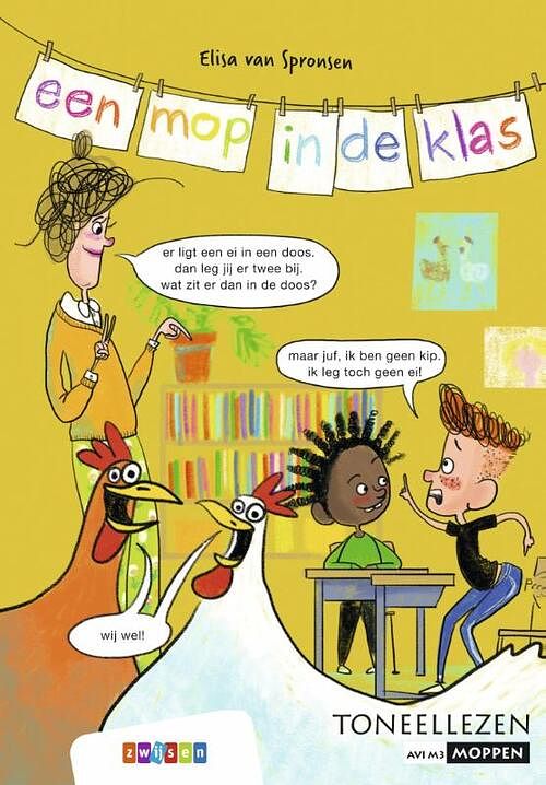 Foto van Een mop in de klas - elisa van spronsen - hardcover (9789048748570)