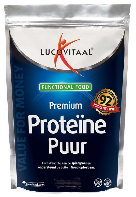 Foto van Lucovitaal premium proteïne puur poeder