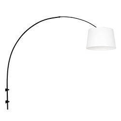 Foto van Moderne wandlamp - steinhauer - metaal - modern - klassiek - e27 - l: 135cm - voor binnen - woonkamer - eetkamer - zwart