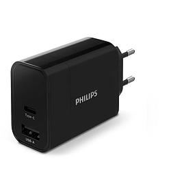 Foto van Philips - usb-oplaadblok - dlp2621/03 - 230v - usb-a en usb-c poorten