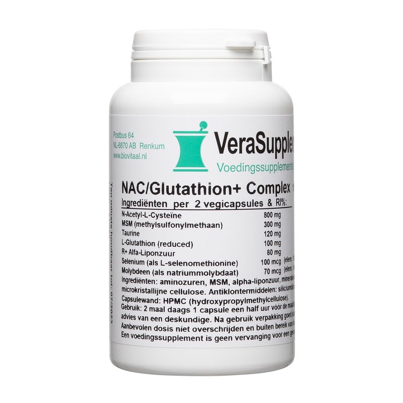 Foto van Verasupplements nac/glutathion complex capsules