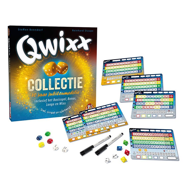 Foto van Qwixx collectie spellen