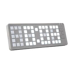 Foto van Karlsson - wekker keyboard - lichtgrijze