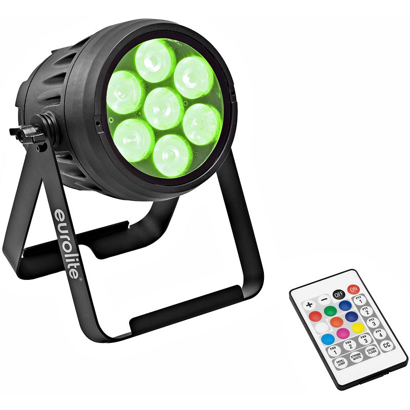 Foto van Eurolite led ip par 7x10w rgbl spot