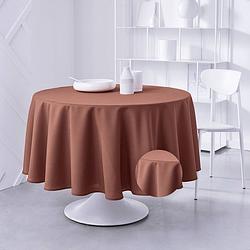 Foto van Today rond tafelkleed - tafellaken - ø180cm - polyester - terracotta