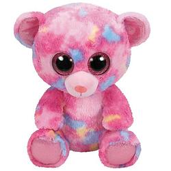 Foto van Ty pluchen knuffel beanie buddy franky 24 cm roze