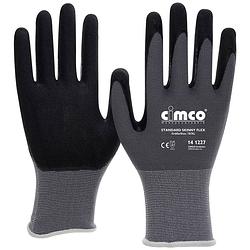 Foto van Cimco standard skinny flex schwarz/grau 141266 breiweefsel werkhandschoen maat (handschoen): 9, l en 388 1 paar