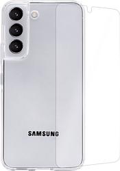 Foto van Bluebuilt samsung galaxy s22 plus blauw filter screenprotector + back cover transparant