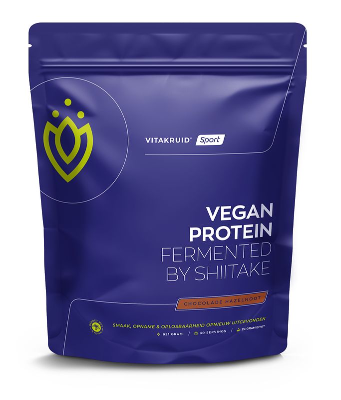 Foto van Vitakruid vegan protein chocolade hazelnoot