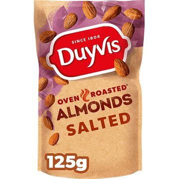 Foto van Duyvis oven roasted amandelen 125gr bij jumbo