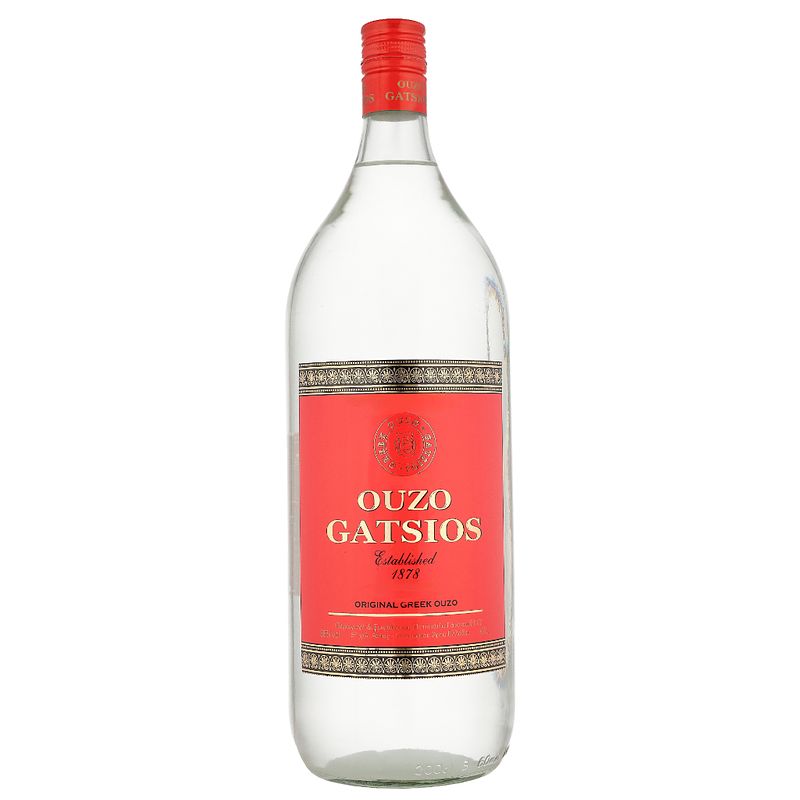 Foto van Gatsios ouzo red label 2 liter