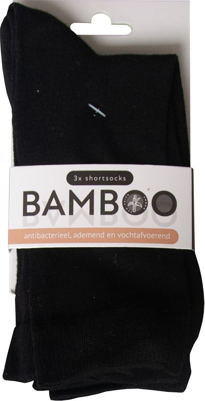 Foto van Naproz bamboo airco sokken zwart 3-pack 43-47