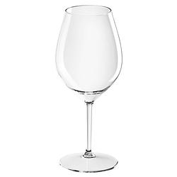 Foto van 1x witte of rode wijn glazen 51 cl/510 ml van onbreekbaar transparant kunststof - wijnglazen