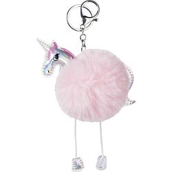 Foto van Brunnen sleutelhanger unicorn princess 8 cm pluche roze