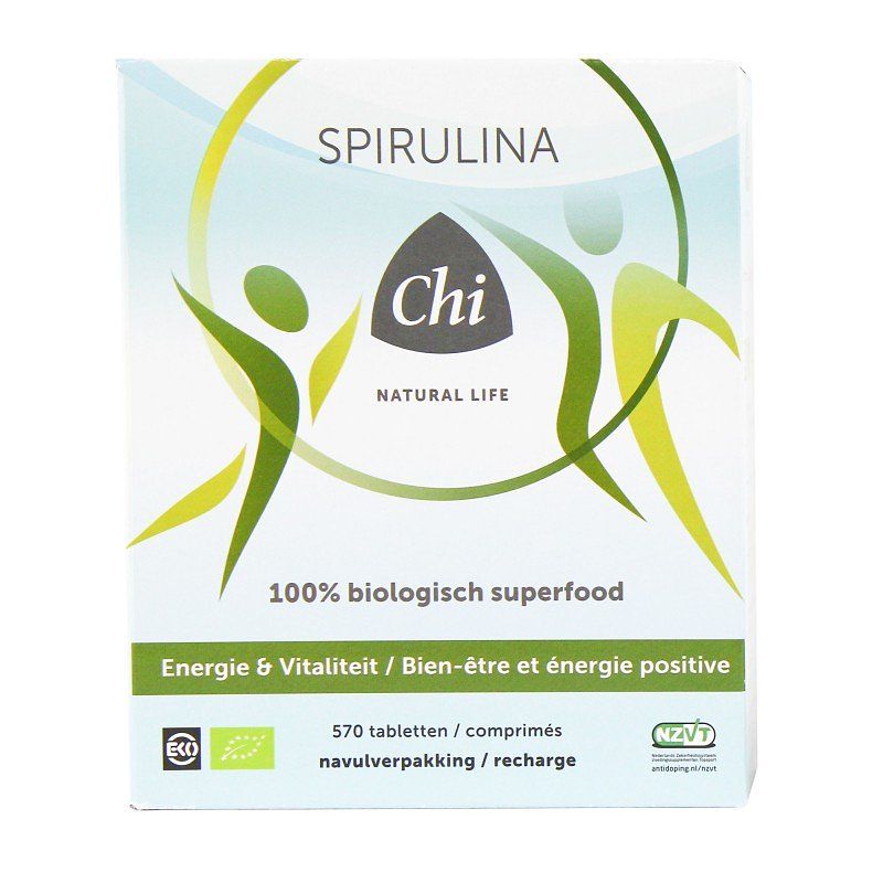 Foto van Chi bio spirulina tabletten navulling