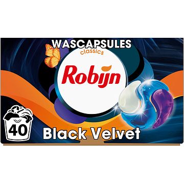 Foto van Robijn classics 3in1 wascapsules black velvet 40 wasbeurten bij jumbo