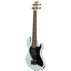 Foto van Kala solid body 4-string fretted u-bass powder blue elektrische basgitaar met gigbag