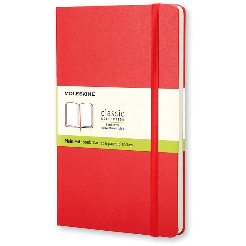 Foto van Moleskine notitieboek, ft 9 x 14 cm, effen, harde cover, 192 blad, rood