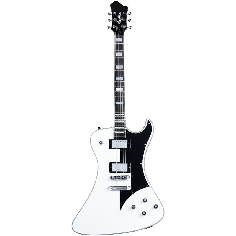 Foto van Hagstrom fantomen custom white gloss elektrische gitaar