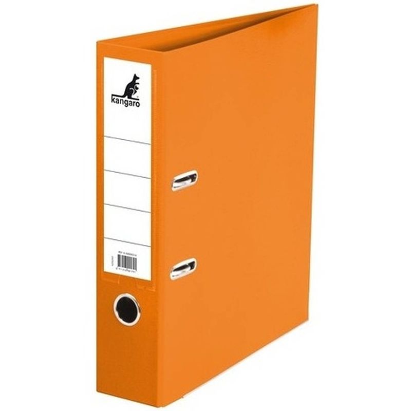 Foto van Ringband map/ordners oranje 75 mm 2 gaats a4 - documenten/papieren opbergen/bewaren - kantoorartikelen