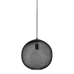 Foto van Light & living - hanglamp reilley - 40x40x39 - zwart