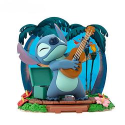 Foto van Stitch met gitaar figuur