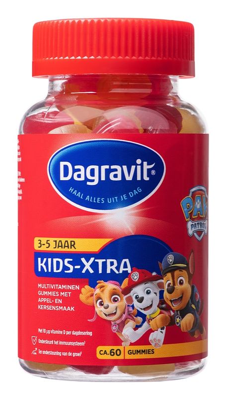 Foto van Dagravit dora kidsxtra multivitaminen gummies, 60 stuks bij jumbo