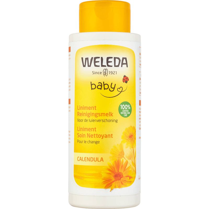 Foto van Weleda calendula - liniment reinigingsmelk - 400ml - voor luierverschoning