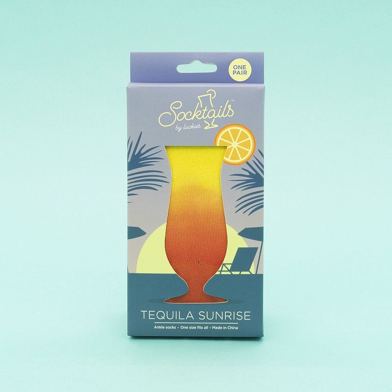 Foto van Socktails cocktailsokken - tequila sunrise