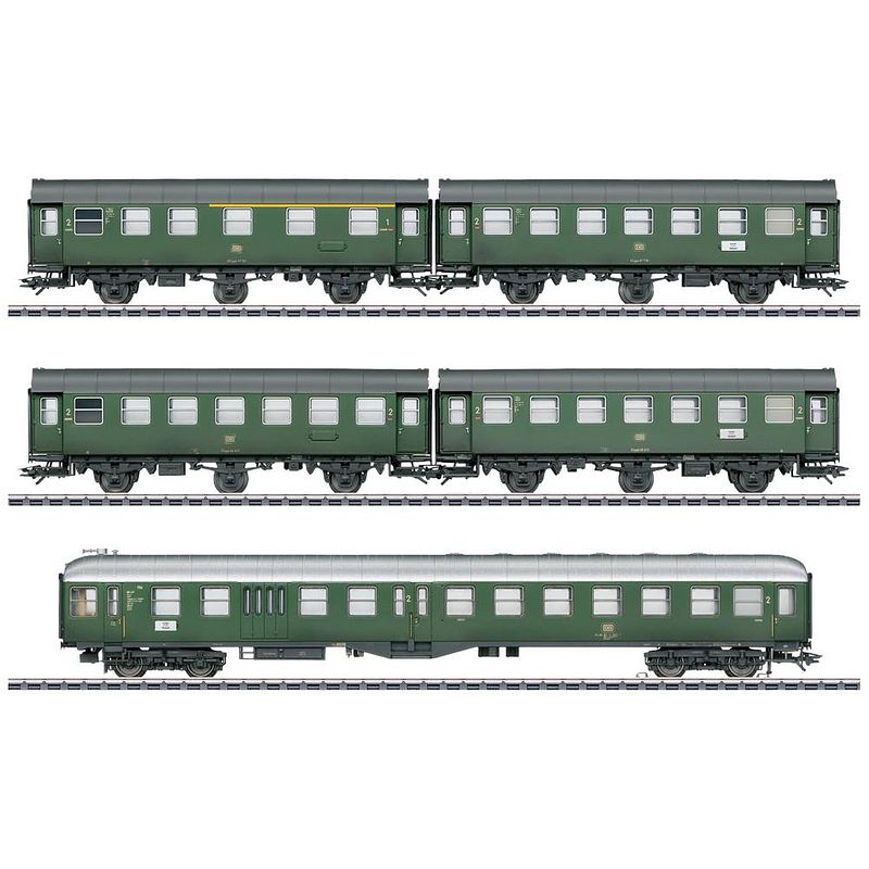 Foto van Märklin 41326 h0 set personenrijtuigen voor br 065, mhi van de db