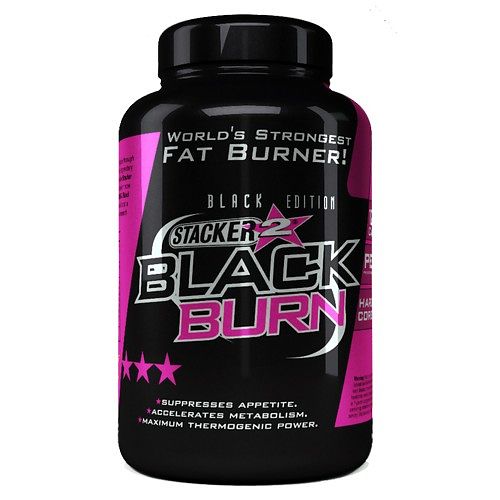 Foto van Stacker 2 black burn capsules 120st