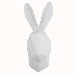Foto van Walplus konijn - wanddecoratie - geometrisch - wit
