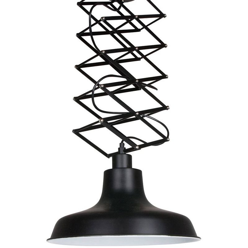 Foto van Lightning - industriele hanglamp 1-l. schaar - zwart