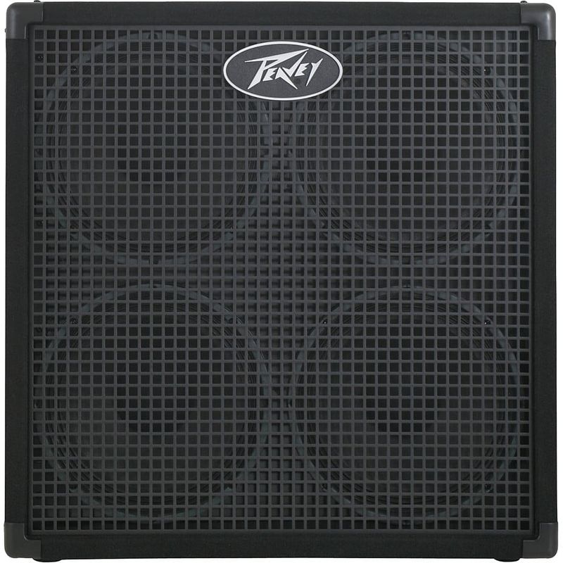 Foto van Peavey headliner 410 4x10 bass amp cabinet black 800w basgitaar speakerkast