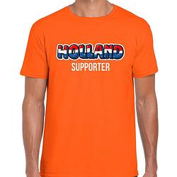 Foto van Oranje fan shirt / kleding holland supporter ek/ wk voor heren m - feestshirts