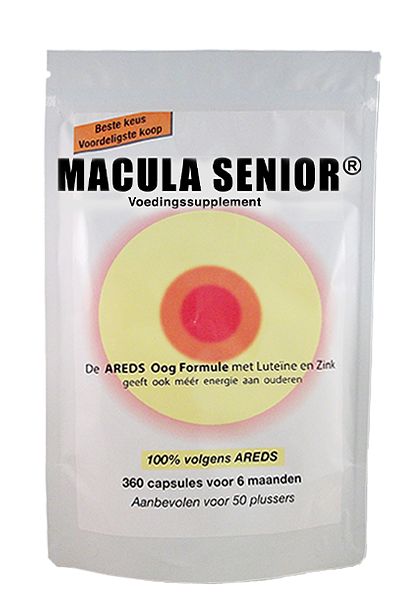 Foto van Macula senior capsules halfjaarverpakking
