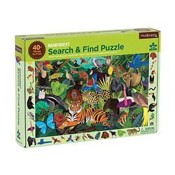 Foto van Mudpuppy zoek & vind puzzel regenwoud - 64 stukjes