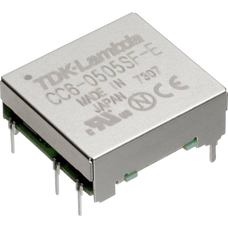 Foto van Tdk-lambda cc6-0512sf-e dc/dc-converter, print 5 v/dc 12 v/dc, 15 v/dc 0.5 a 6 w aantal uitgangen: 1 x inhoud 1 stuk(s)