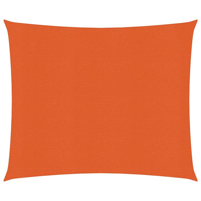 Foto van Vidaxl zonnezeil 160 g/m² 2,5x3 m hdpe oranje