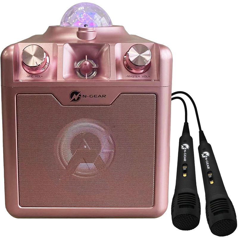 Foto van N-gear block disco star 710 space pink partyspeaker