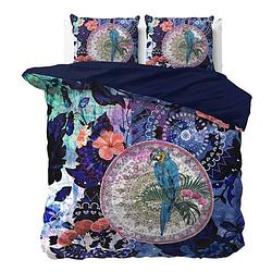 Foto van Dreamhouse bedding diara dekbedovertrek - 2-persoons (200x200/220 cm + 2 slopen) - katoen satijn - blue