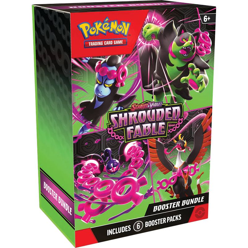 Foto van Pokémon tcg scarlet & violet shrouded fable booster bundel